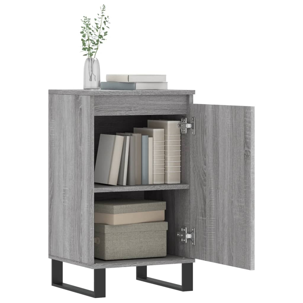 vidaXL Sideboard Grey Sonoma 40x35x70 cm Engineered Wood