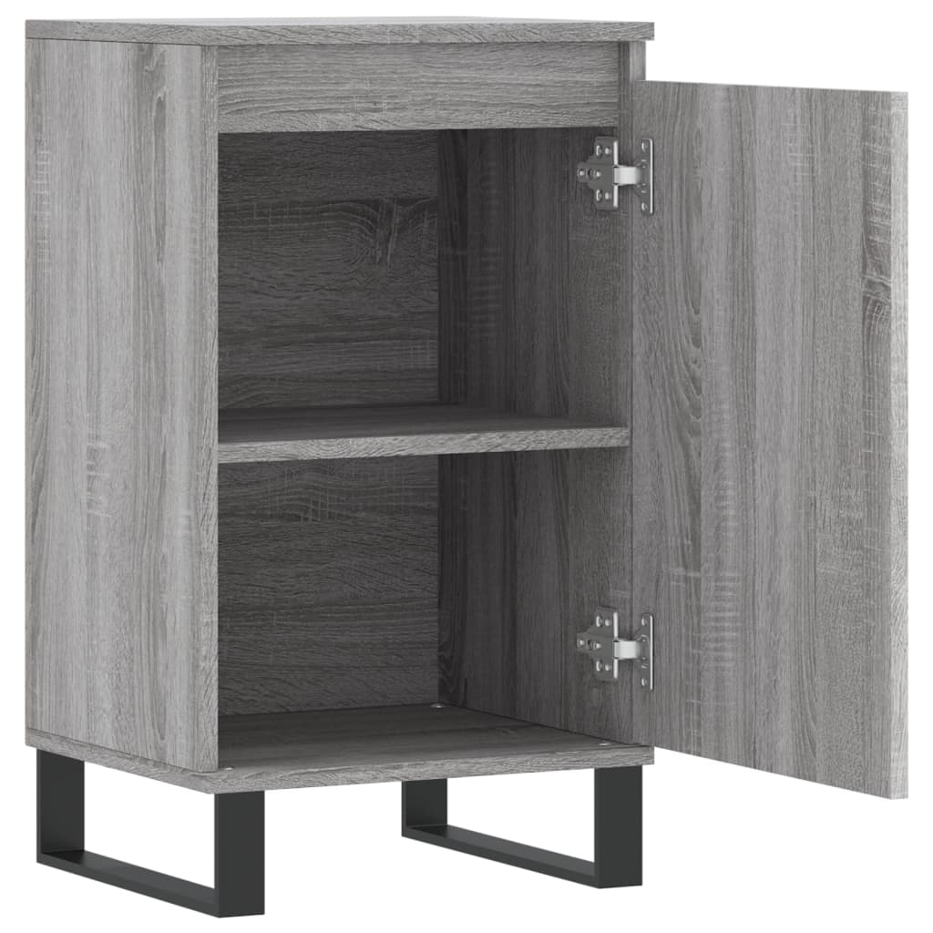 vidaXL Sideboard Grey Sonoma 40x35x70 cm Engineered Wood
