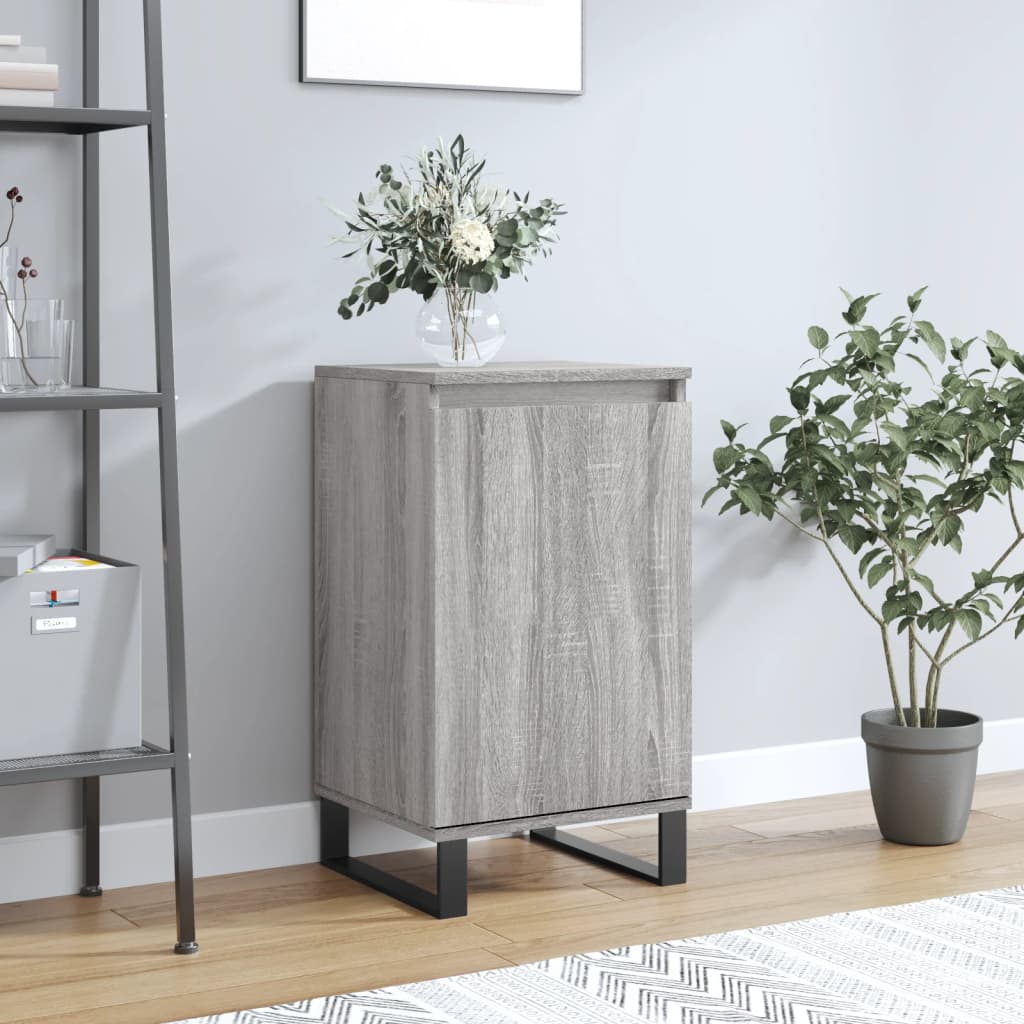 vidaXL Sideboard Grey Sonoma 40x35x70 cm Engineered Wood