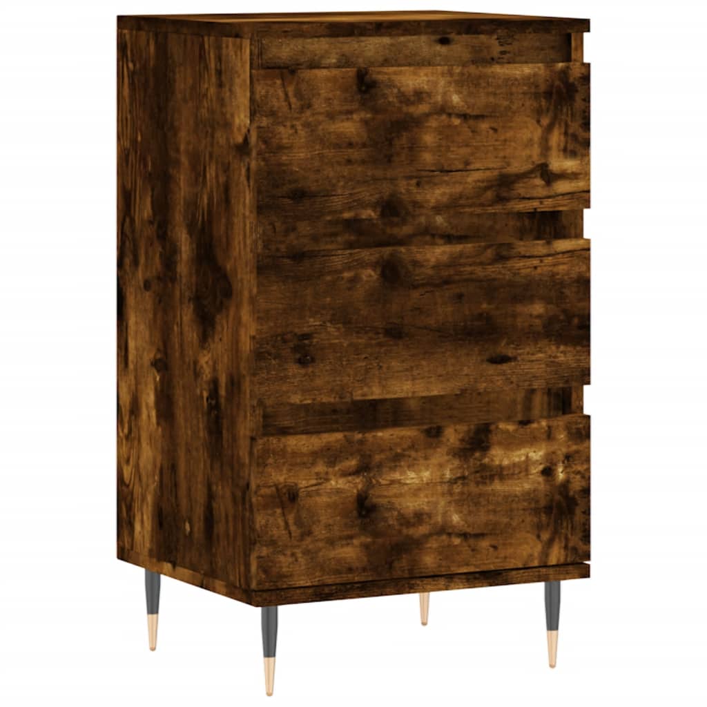vidaXL Sideboard Smoked Oak 40x35x70 cm Engineered Wood