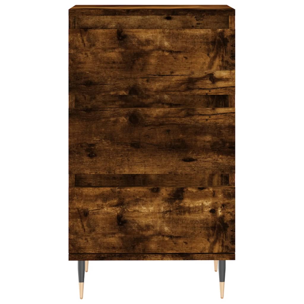 vidaXL Sideboard Smoked Oak 40x35x70 cm Engineered Wood