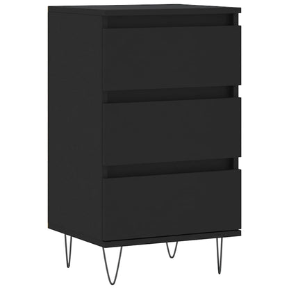 vidaXL Sideboard Black 40x35x70 cm Engineered Wood