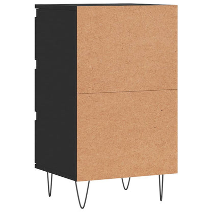 vidaXL Sideboard Black 40x35x70 cm Engineered Wood