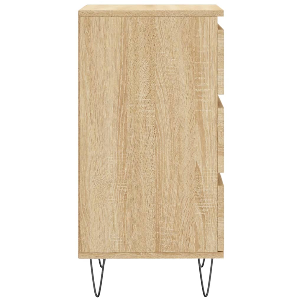vidaXL Sideboard Sonoma Oak 40x35x70 cm Engineered Wood
