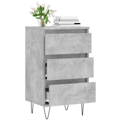 vidaXL Sideboard Concrete Grey 40x35x70 cm Engineered Wood