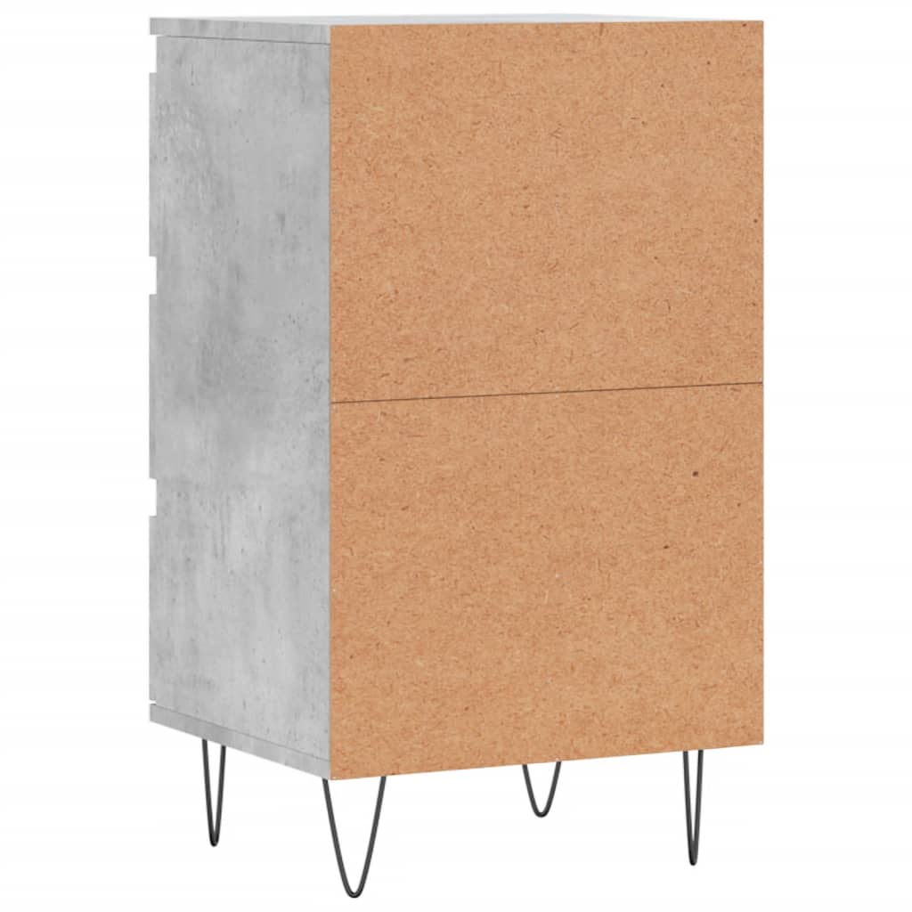 vidaXL Sideboard Concrete Grey 40x35x70 cm Engineered Wood