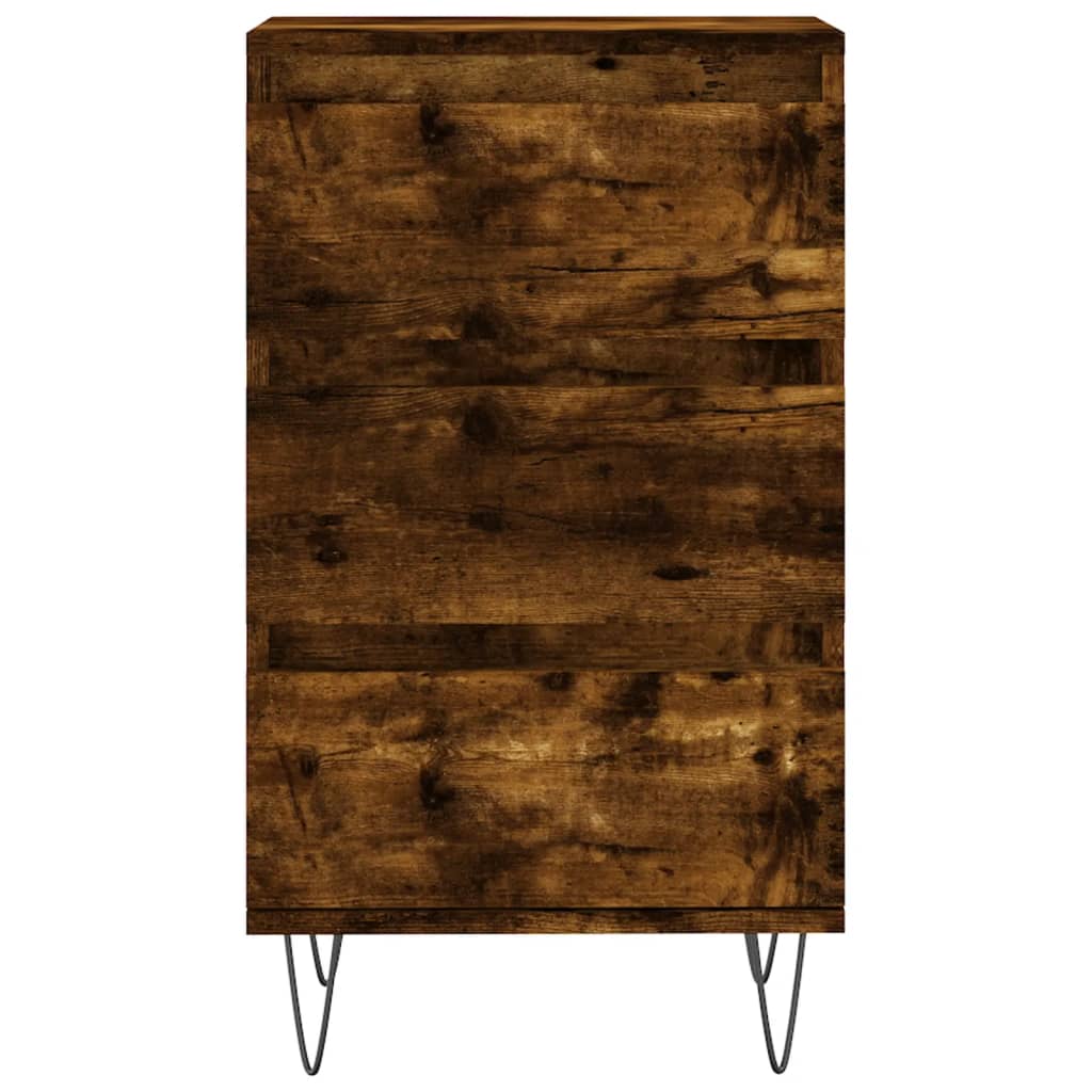 vidaXL Sideboard Smoked Oak 40x35x70 cm Engineered Wood