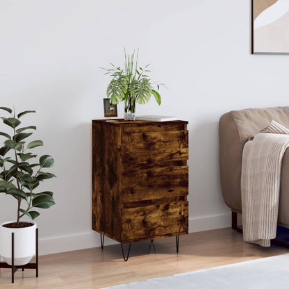 vidaXL Sideboard Smoked Oak 40x35x70 cm Engineered Wood