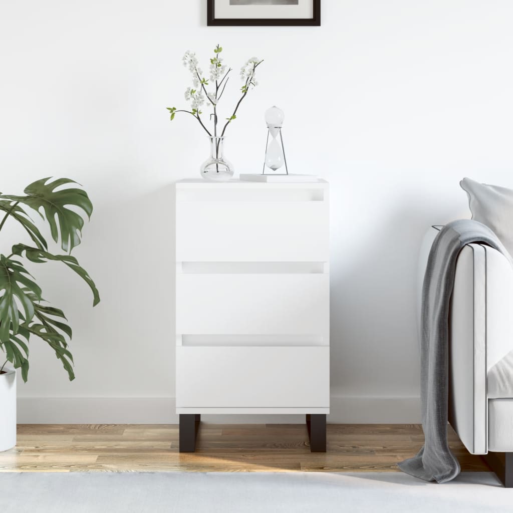 vidaXL Sideboard White 40x35x70 cm Engineered Wood