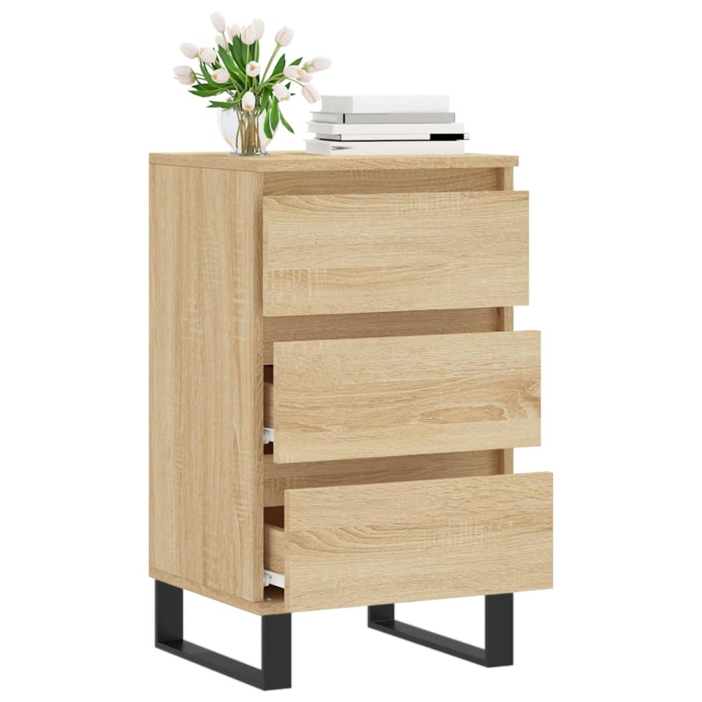 vidaXL Sideboard Sonoma Oak 40x35x70 cm Engineered Wood