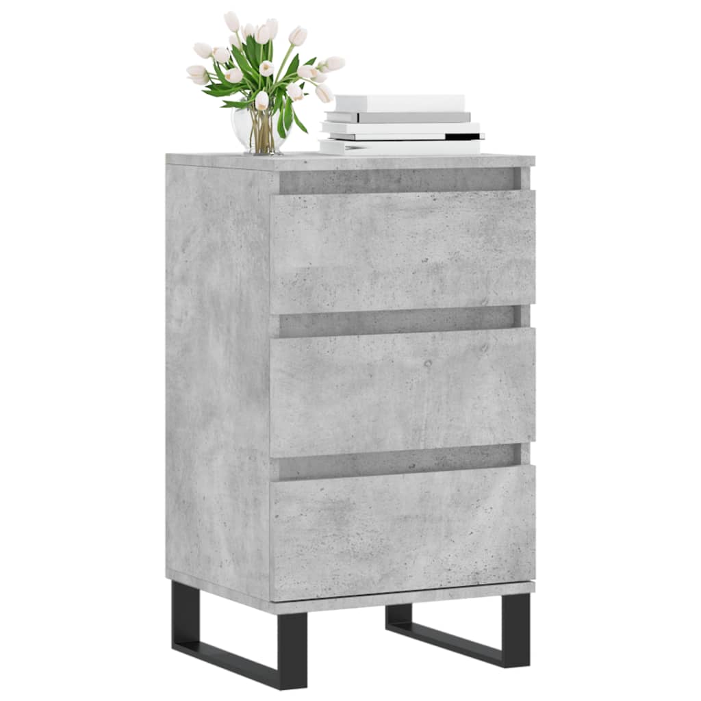vidaXL Sideboard Concrete Grey 40x35x70 cm Engineered Wood