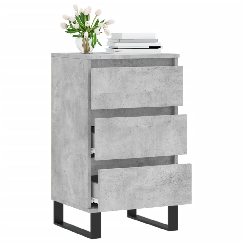 vidaXL Sideboard Concrete Grey 40x35x70 cm Engineered Wood
