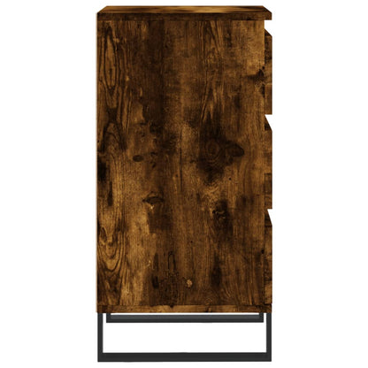 vidaXL Sideboard Smoked Oak 40x35x70 cm Engineered Wood