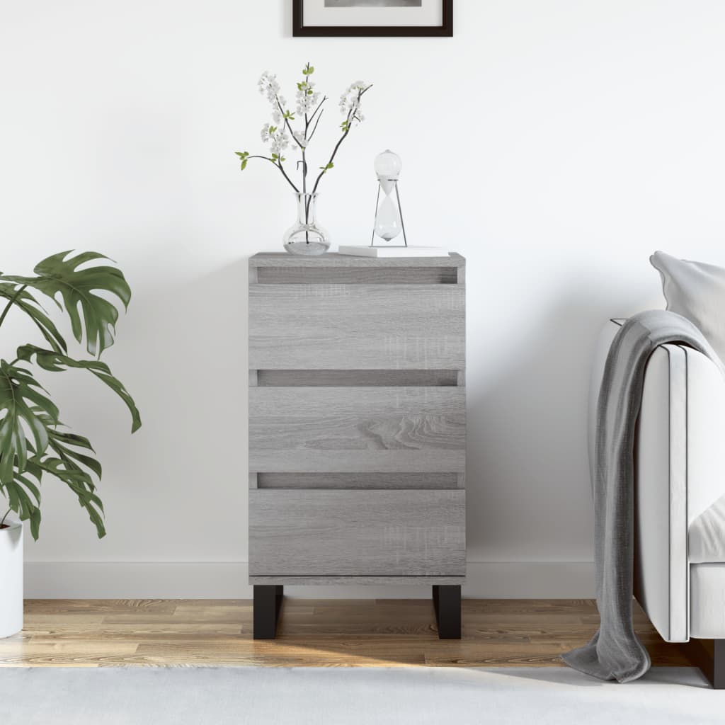 vidaXL Sideboard Grey Sonoma 40x35x70 cm Engineered Wood
