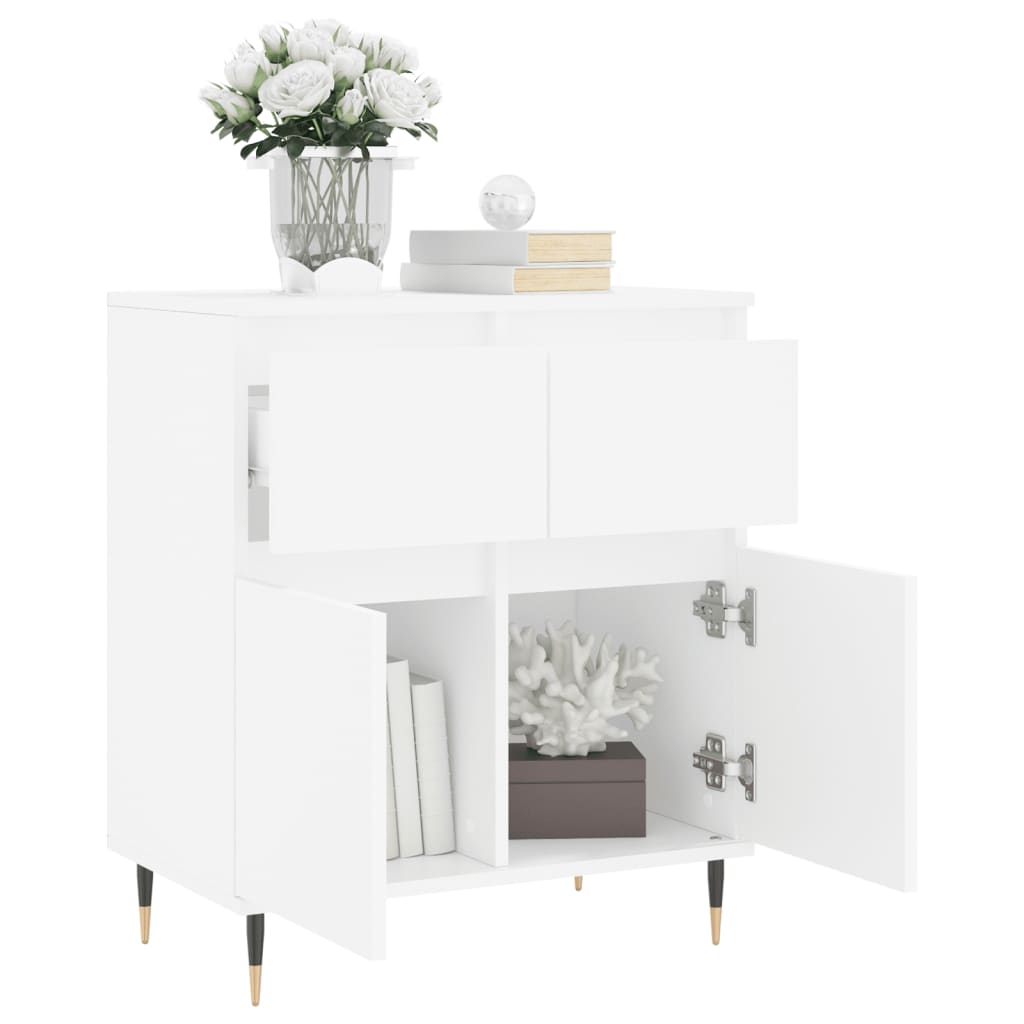 vidaXL Sideboard White 60x35x70 cm Engineered Wood