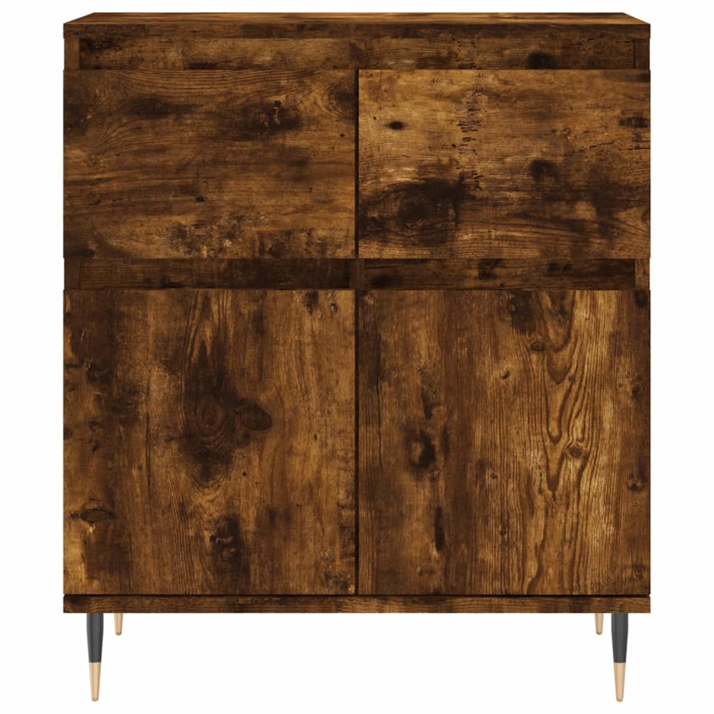 vidaXL Sideboard Smoked Oak 60x35x70 cm Engineered Wood