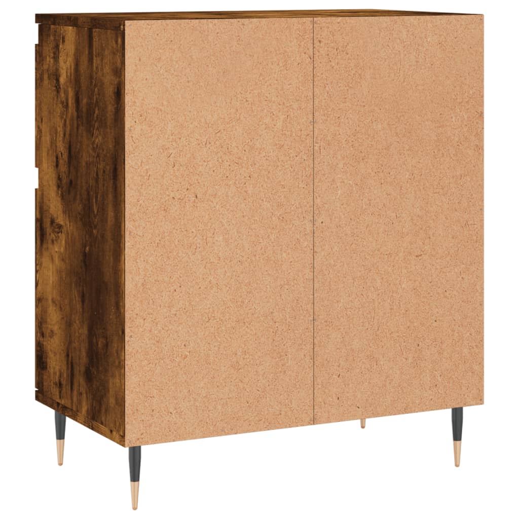 vidaXL Sideboard Smoked Oak 60x35x70 cm Engineered Wood