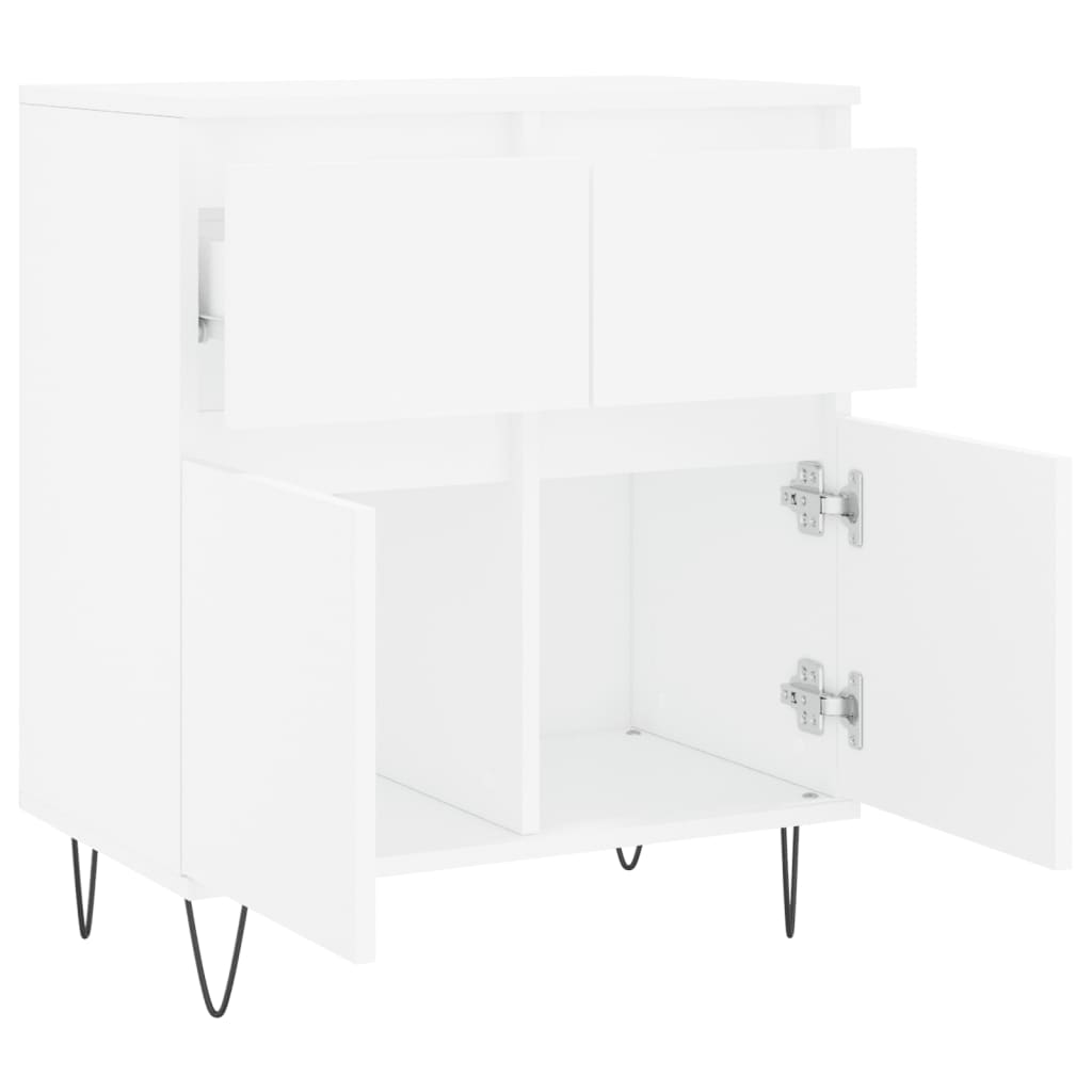 vidaXL Sideboard White 60x35x70 cm Engineered Wood