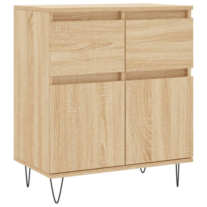 vidaXL Sideboard Sonoma Oak 60x35x70 cm Engineered Wood