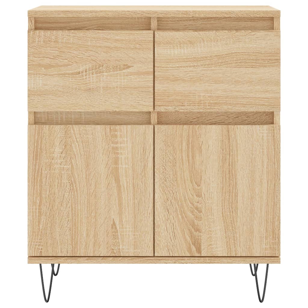 vidaXL Sideboard Sonoma Oak 60x35x70 cm Engineered Wood