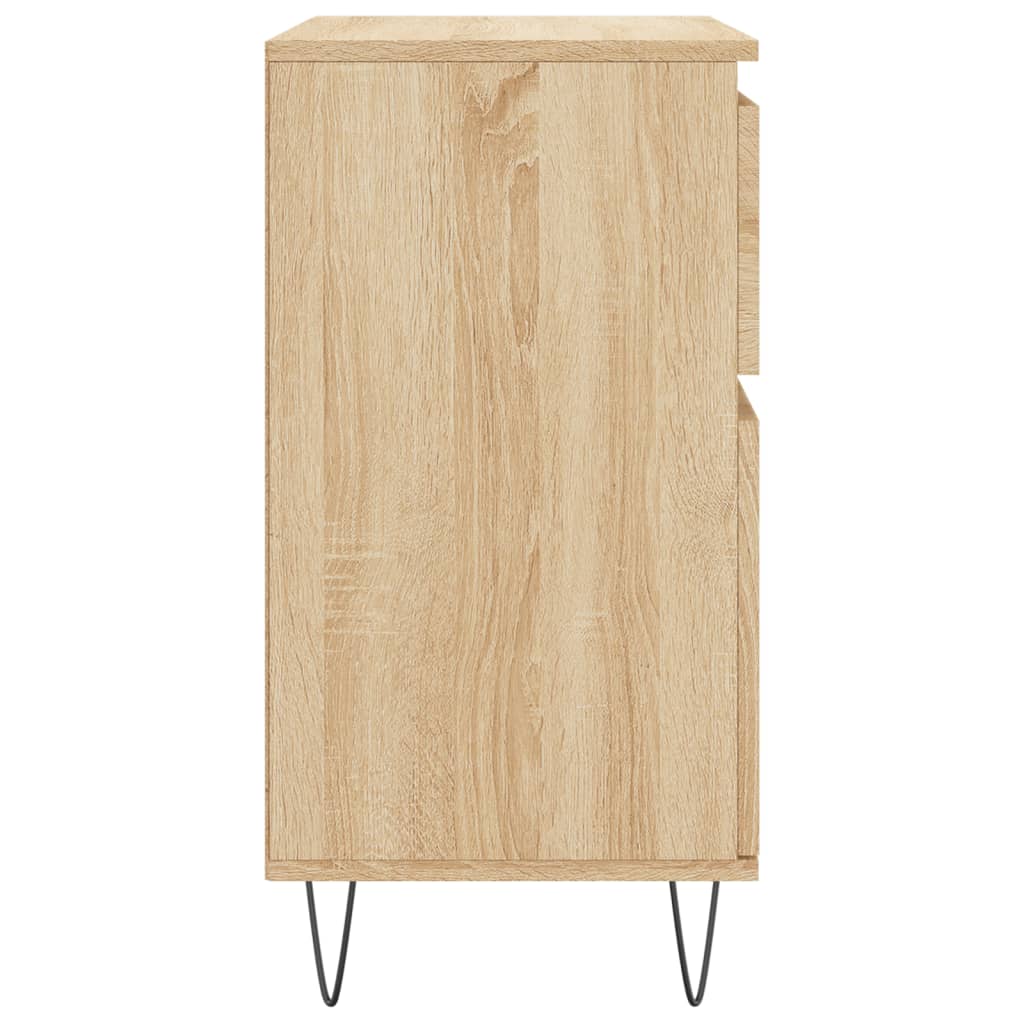 vidaXL Sideboard Sonoma Oak 60x35x70 cm Engineered Wood