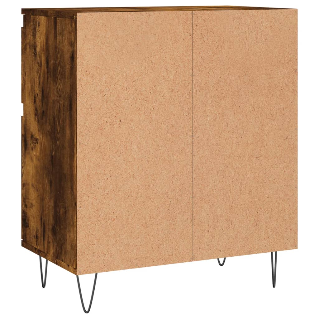 vidaXL Sideboard Smoked Oak 60x35x70 cm Engineered Wood