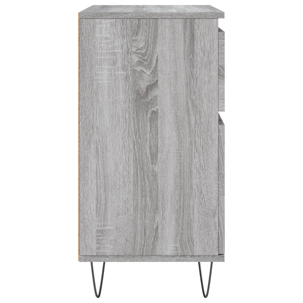 vidaXL Sideboard Grey Sonoma 60x35x70 cm Engineered Wood
