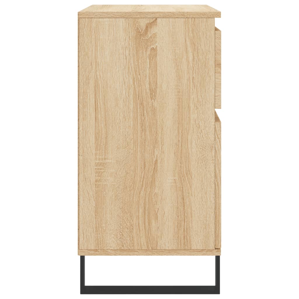 vidaXL Sideboard Sonoma Oak 60x35x70 cm Engineered Wood