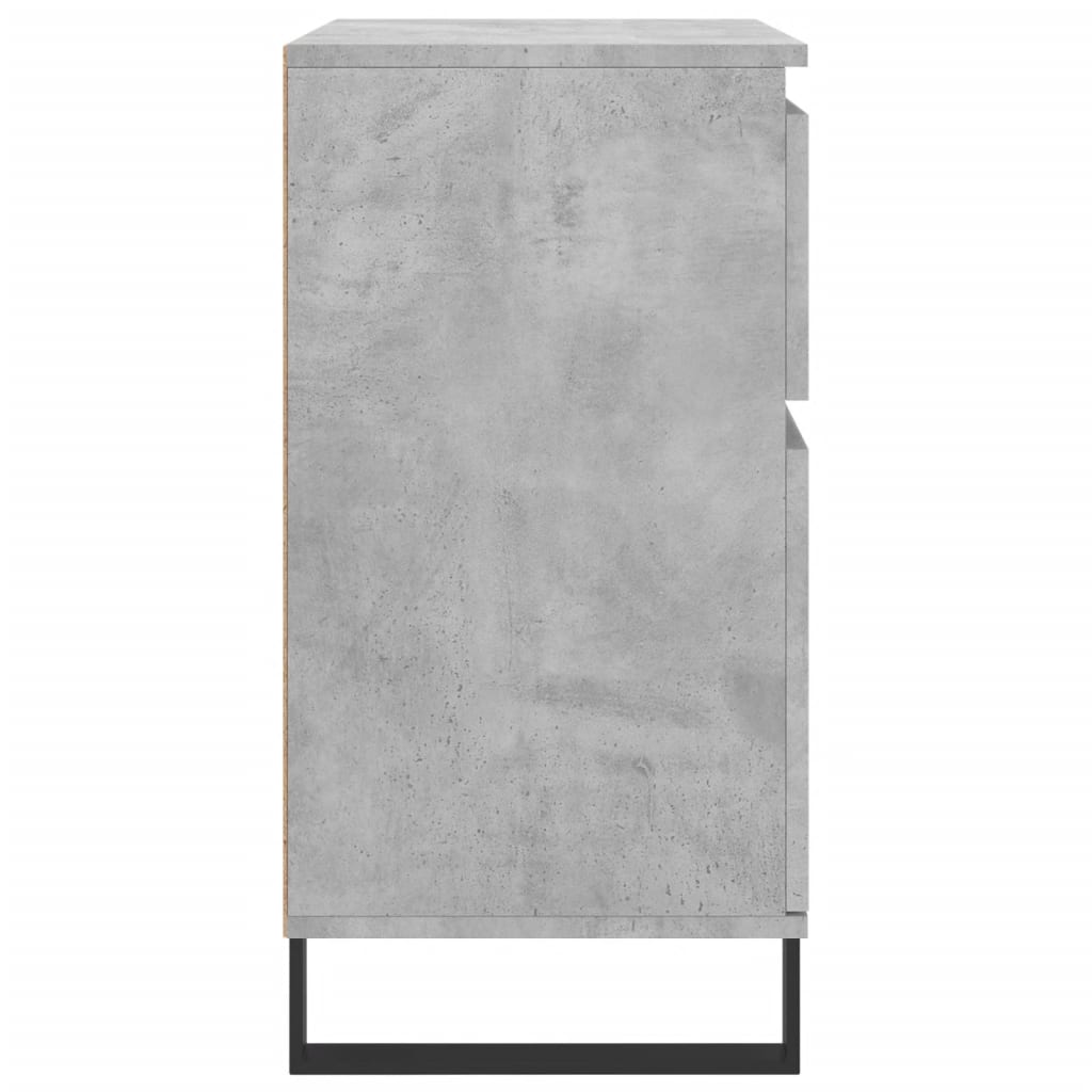 vidaXL Sideboard Concrete Grey 60x35x70 cm Engineered Wood