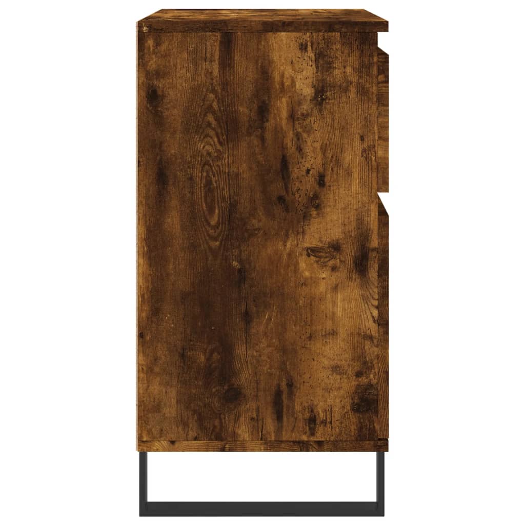 vidaXL Sideboard Smoked Oak 60x35x70 cm Engineered Wood