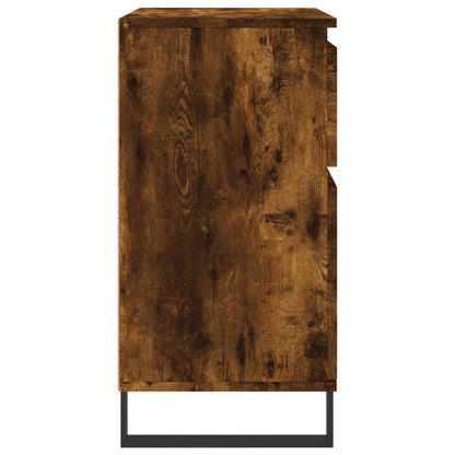 vidaXL Sideboard Smoked Oak 60x35x70 cm Engineered Wood