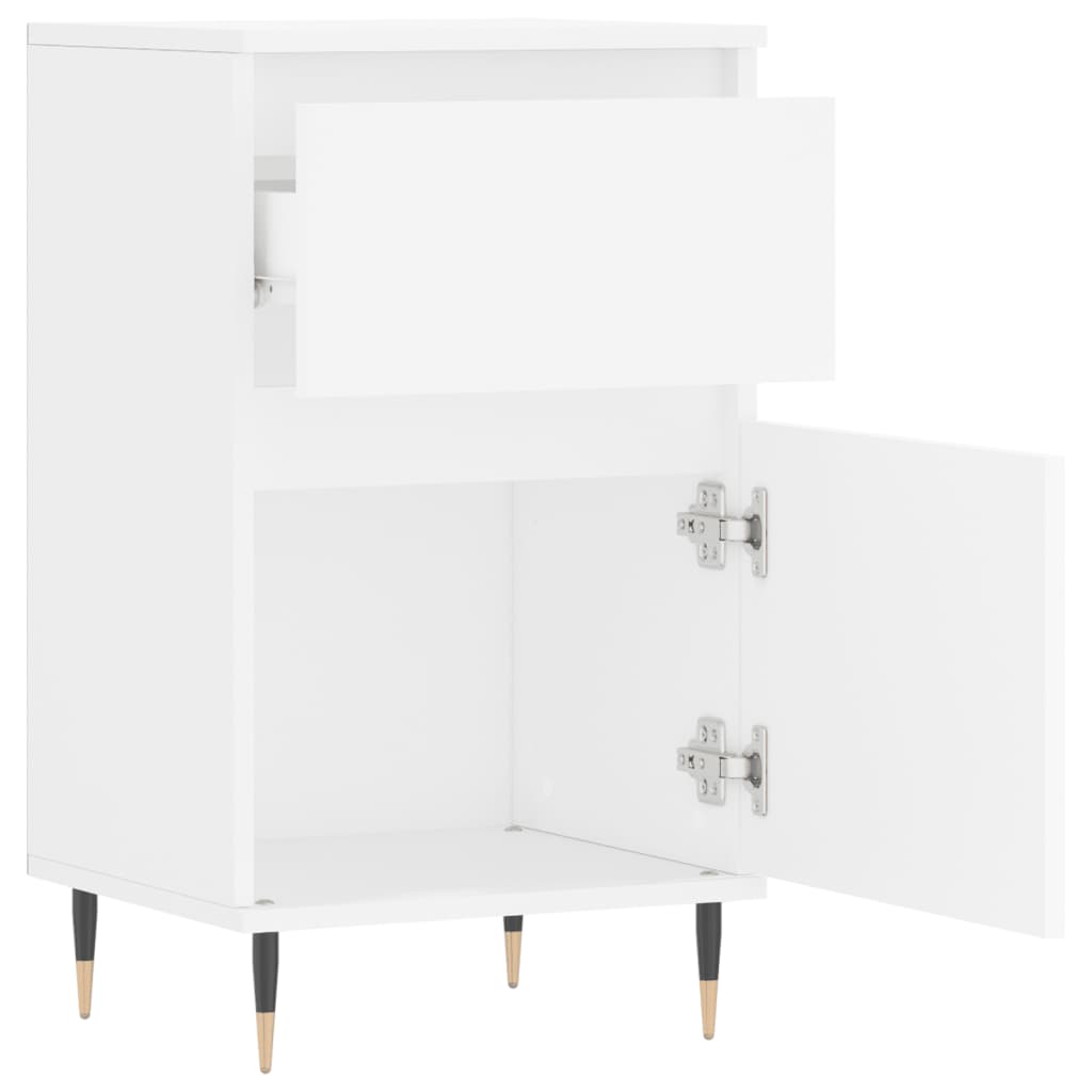 vidaXL Sideboards 2 pcs White 40x35x70 cm Engineered Wood