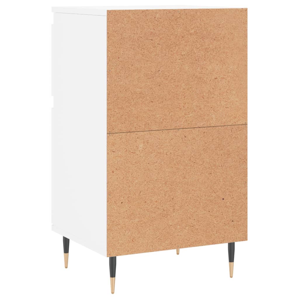 vidaXL Sideboards 2 pcs White 40x35x70 cm Engineered Wood
