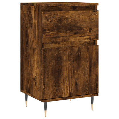 vidaXL Sideboards 2 pcs Smoked Oak 40x35x70 cm Engineered Wood