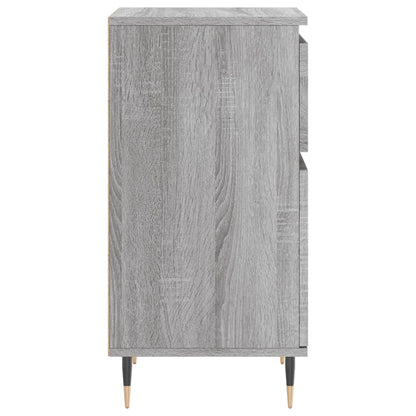 vidaXL Sideboards 2 pcs Grey Sonoma 40x35x70 cm Engineered Wood