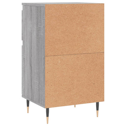 vidaXL Sideboards 2 pcs Grey Sonoma 40x35x70 cm Engineered Wood