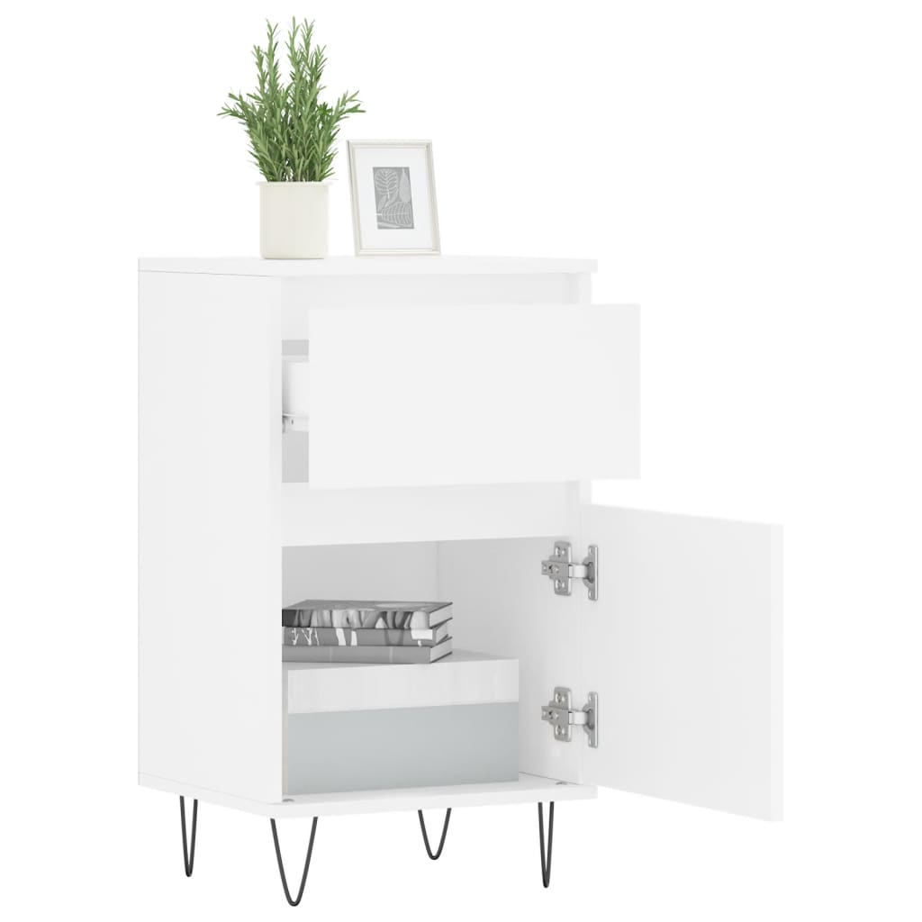 vidaXL Sideboard White 40x35x70 cm Engineered Wood