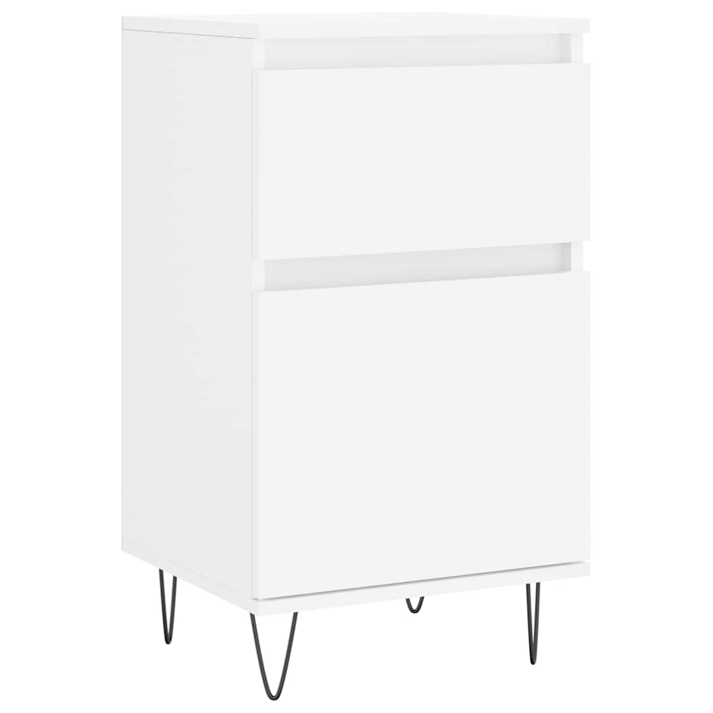 vidaXL Sideboards 2 pcs White 40x35x70 cm Engineered Wood