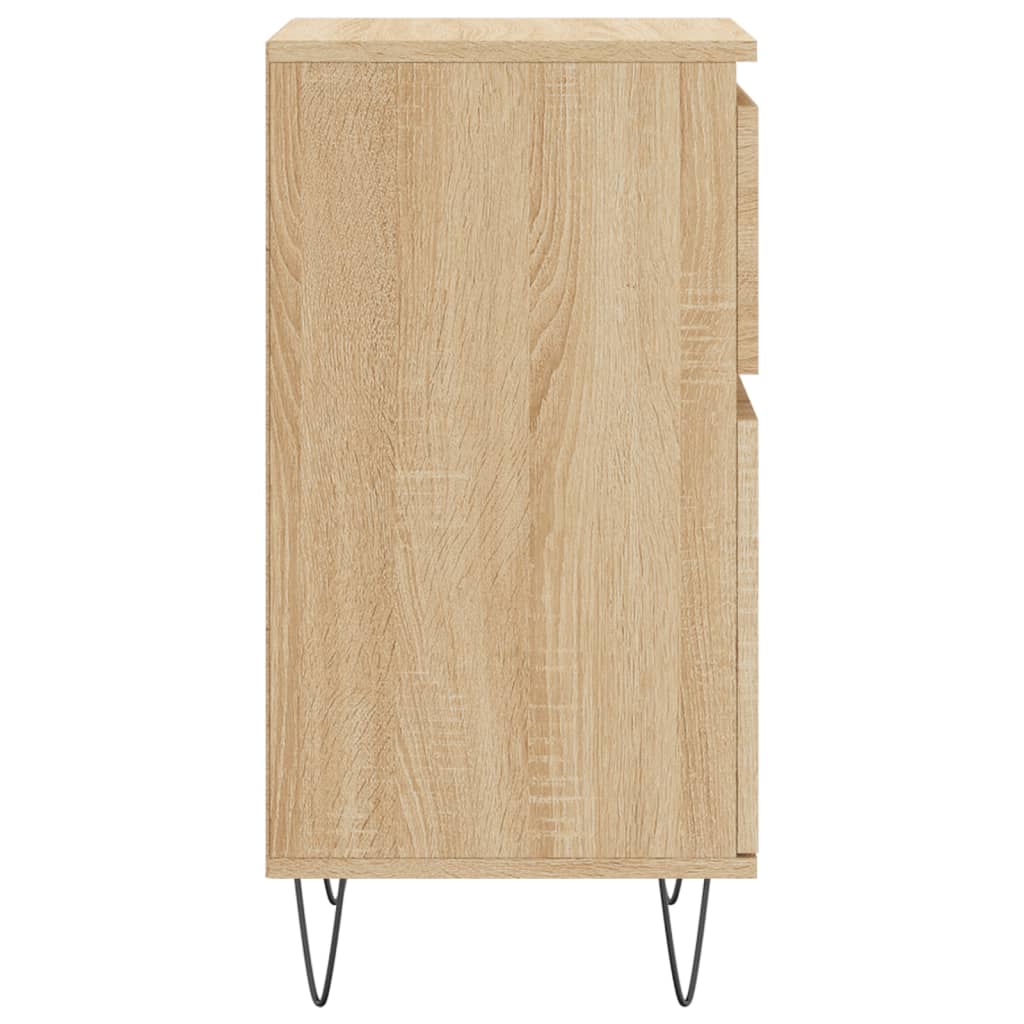 vidaXL Sideboard Sonoma Oak 40x35x70 cm Engineered Wood