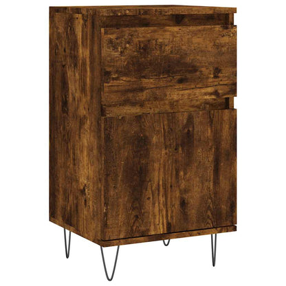 vidaXL Sideboard Smoked Oak 40x35x70 cm Engineered Wood