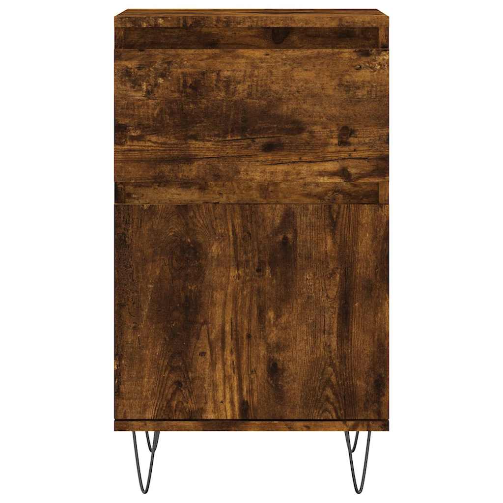 vidaXL Sideboard Smoked Oak 40x35x70 cm Engineered Wood