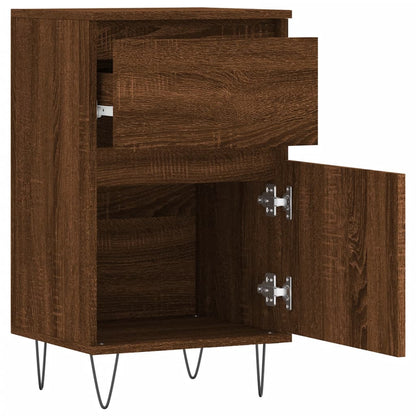 vidaXL Sideboards 2 pcs Brown Oak 40x35x70 cm Engineered Wood