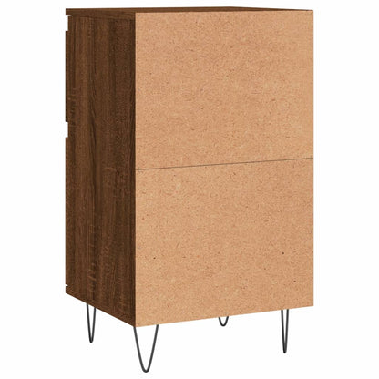 vidaXL Sideboards 2 pcs Brown Oak 40x35x70 cm Engineered Wood