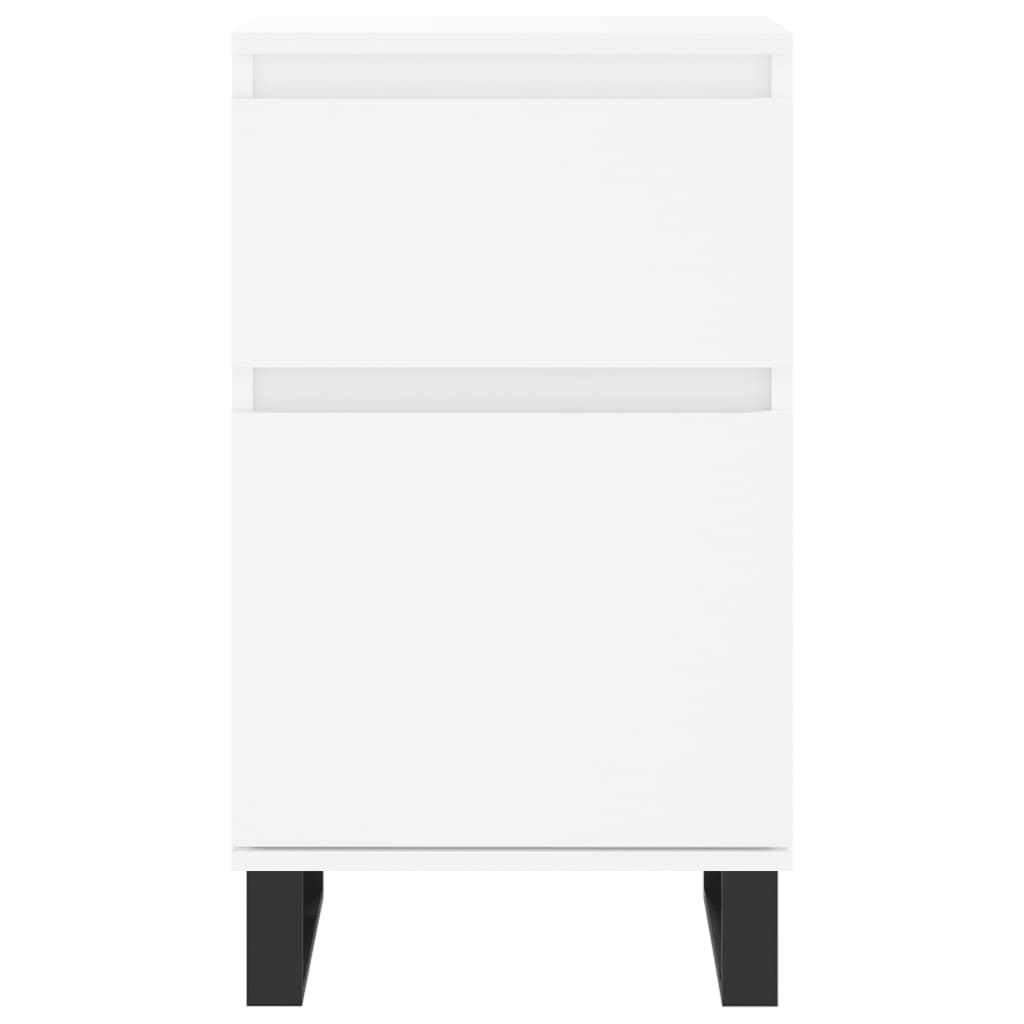 vidaXL Sideboards 2 pcs White 40x35x70 cm Engineered Wood