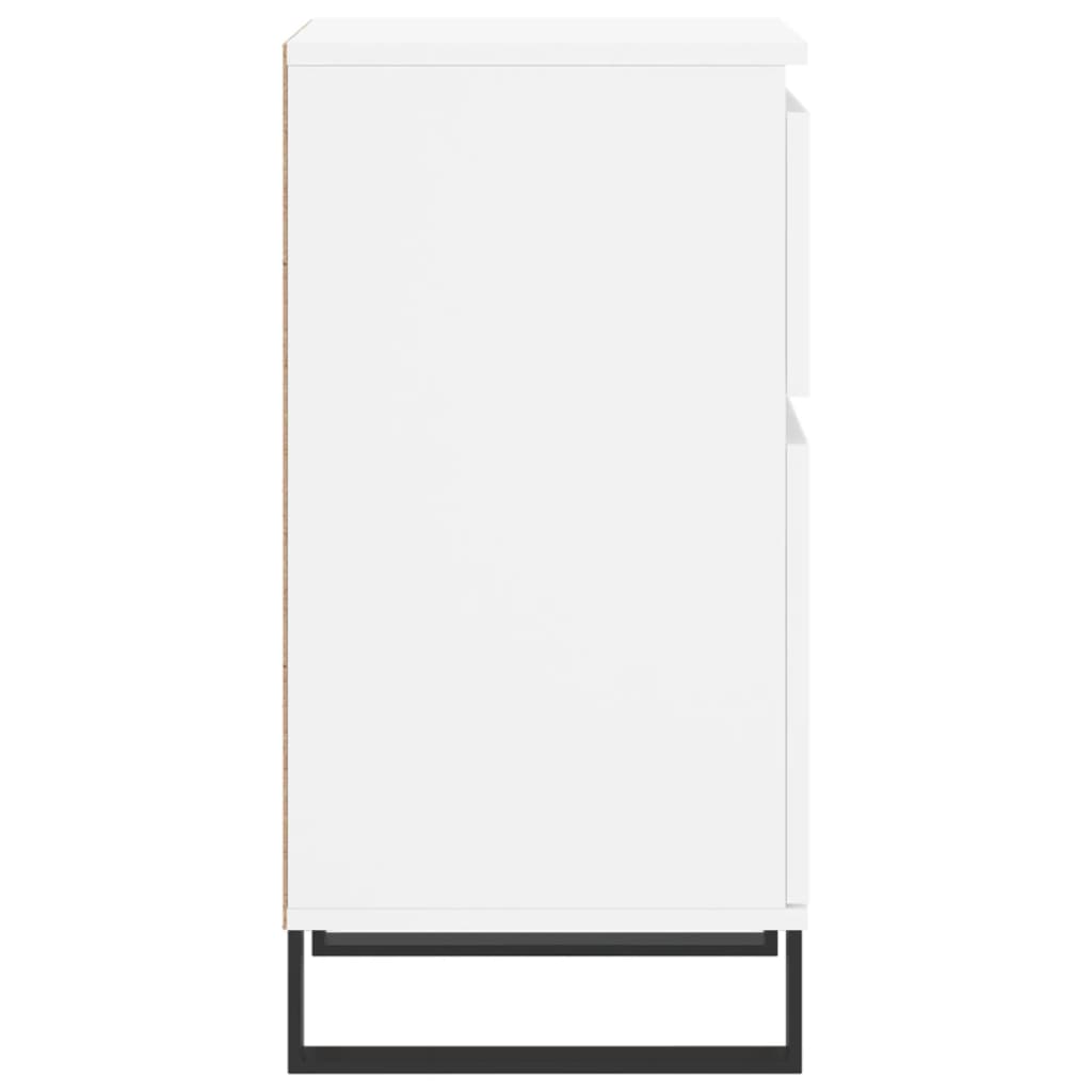 vidaXL Sideboards 2 pcs White 40x35x70 cm Engineered Wood