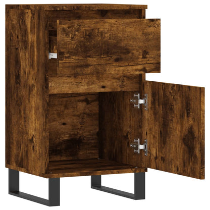 vidaXL Sideboards 2 pcs Smoked Oak 40x35x70 cm Engineered Wood