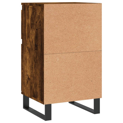 vidaXL Sideboards 2 pcs Smoked Oak 40x35x70 cm Engineered Wood