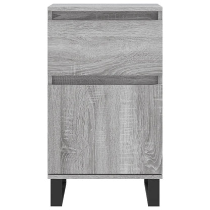 vidaXL Sideboards 2 pcs Grey Sonoma 40x35x70 cm Engineered Wood