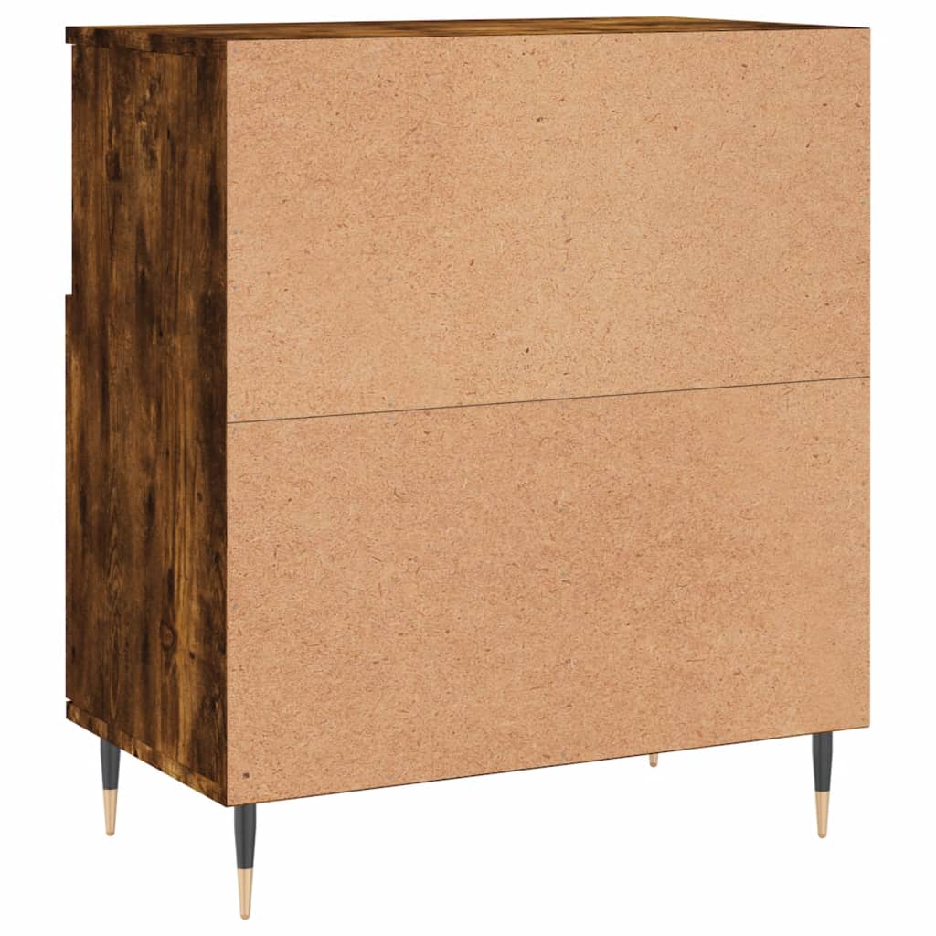 vidaXL Sideboard Smoked Oak 60x35x70 cm Engineered Wood