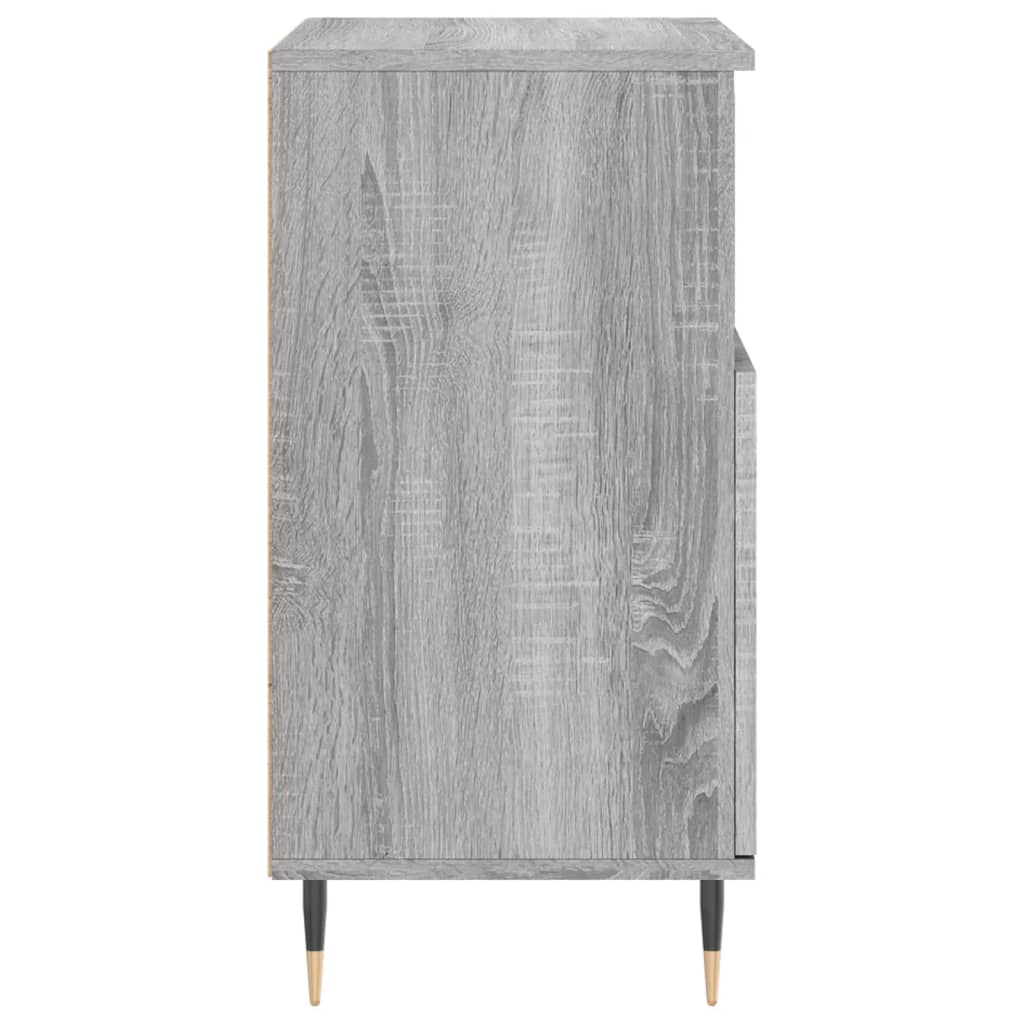 vidaXL Sideboard Grey Sonoma 60x35x70 cm Engineered Wood